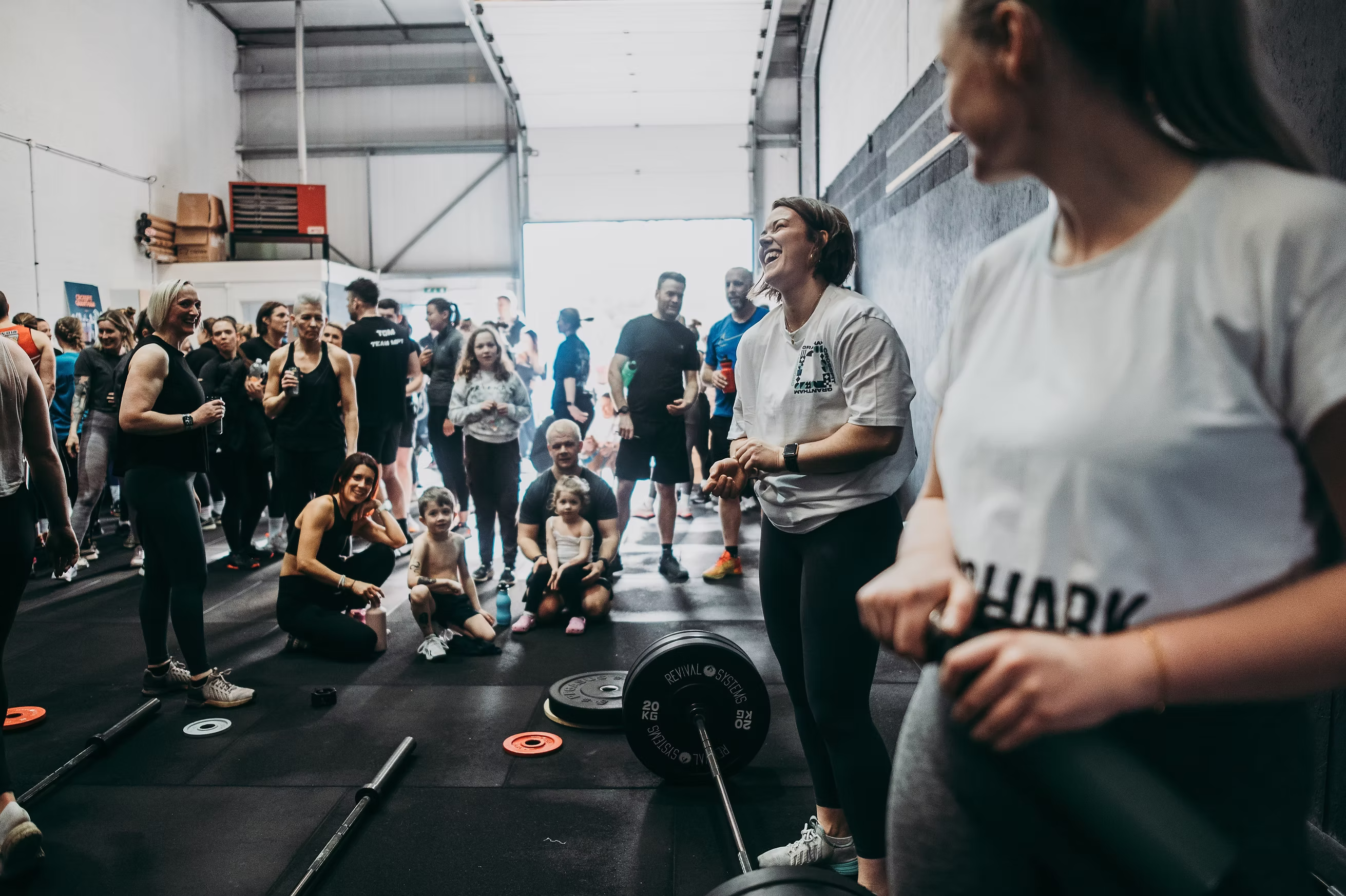 Members training on the FUELL Training gym floor